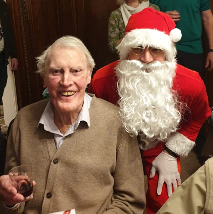 Never too old for Santa!